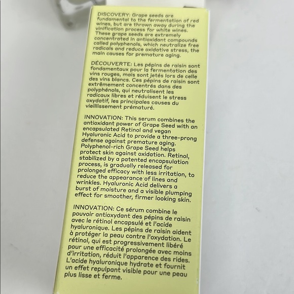 Volition Semillon Overnight Retinol Serum w/Avec Niacinamide Hyaluronic Acid NEW - Picture 10 of 16